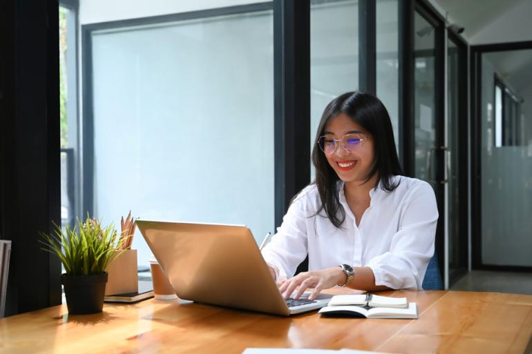 Mujer trabajando